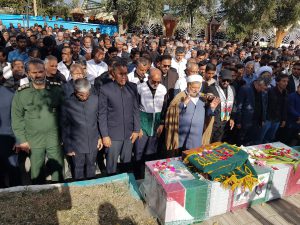 مراسم تشییع و تدفین پیکر مطهر شهید حادثه تروریستی گلزار شهداء کرمان